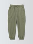 John Lewis Kids' Ribstop Cargo Trousers, Olive