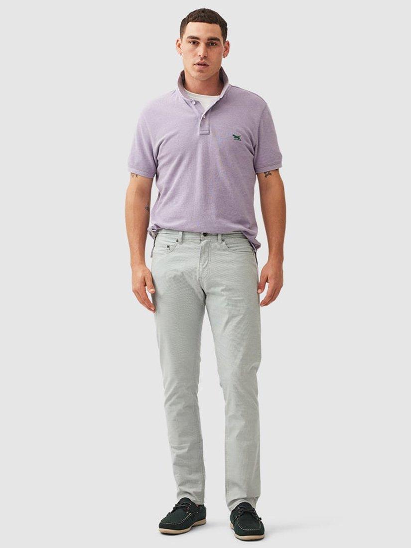 Product image 2 of 6, which shows Rodd & Gunn Gunn Fabric Straight Fit Long Leg Jeans, Dove, 28L