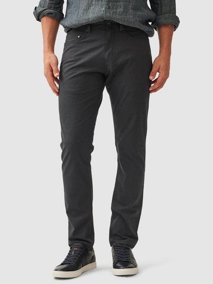 Rodd & Gunn Gunn Fabric Straight Fit Long Leg Jeans, Granite