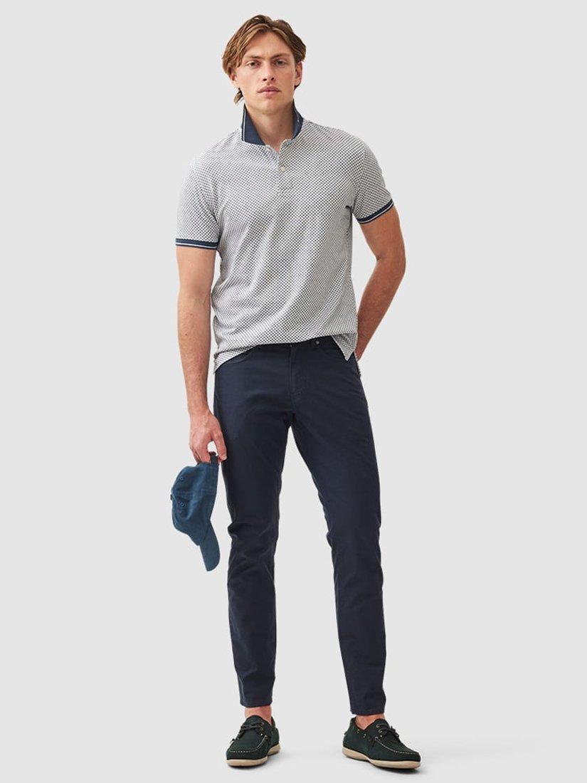 Product image 2 of 6, which shows Rodd & Gunn Gunn Fabric Straight Fit Regular Leg Jeans, Midnight, 28R
