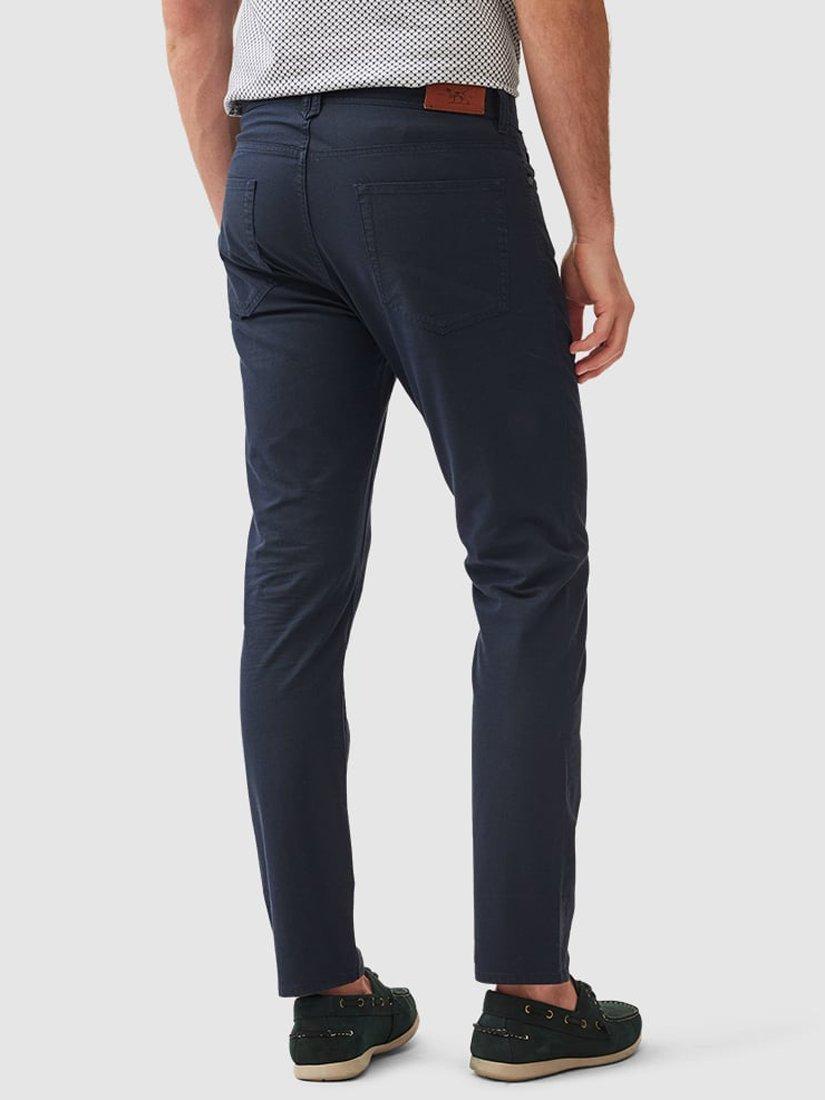 Product image 3 of 6, which shows Rodd & Gunn Gunn Fabric Straight Fit Regular Leg Jeans, Midnight, 28R
