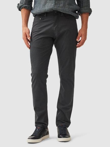 Rodd & Gunn Gunn Fabric Straight Fit Short Leg Jeans, Granite
