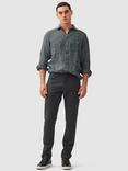 Rodd & Gunn Gunn Fabric Straight Fit Short Leg Jeans, Granite