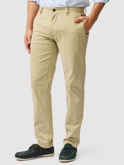 Rodd & Gunn Thomas Road Stretch Cotton Custom Fit Chino Trousers, Natural
