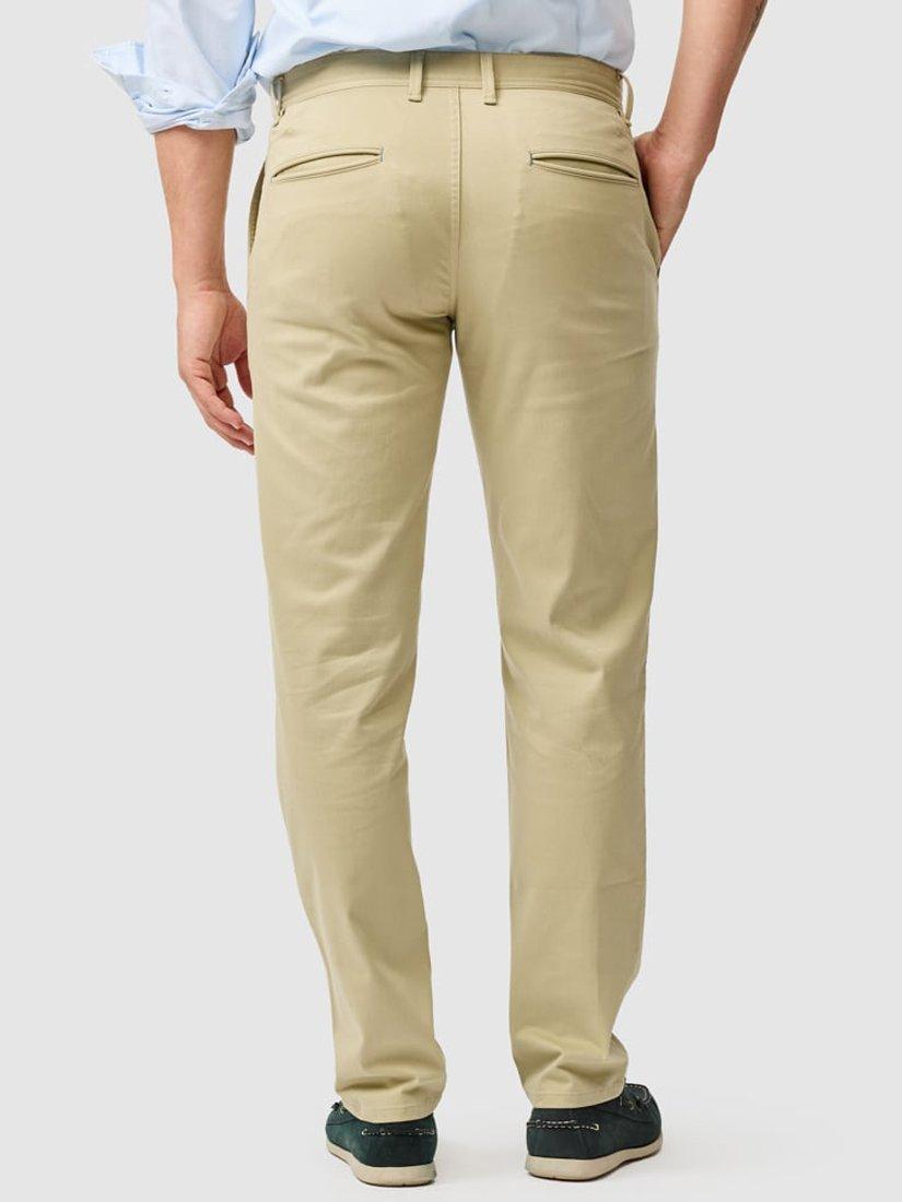Product image 3 of 4, which shows Rodd & Gunn Thomas Road Stretch Cotton Custom Fit Chino Trousers, Natural, 28S