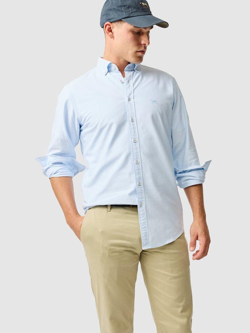 Product image 4 of 4, which shows Rodd & Gunn Thomas Road Stretch Cotton Custom Fit Chino Trousers, Natural, 28S