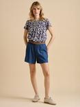 Brakeburn Floating Daisy T-Shirt, Navy