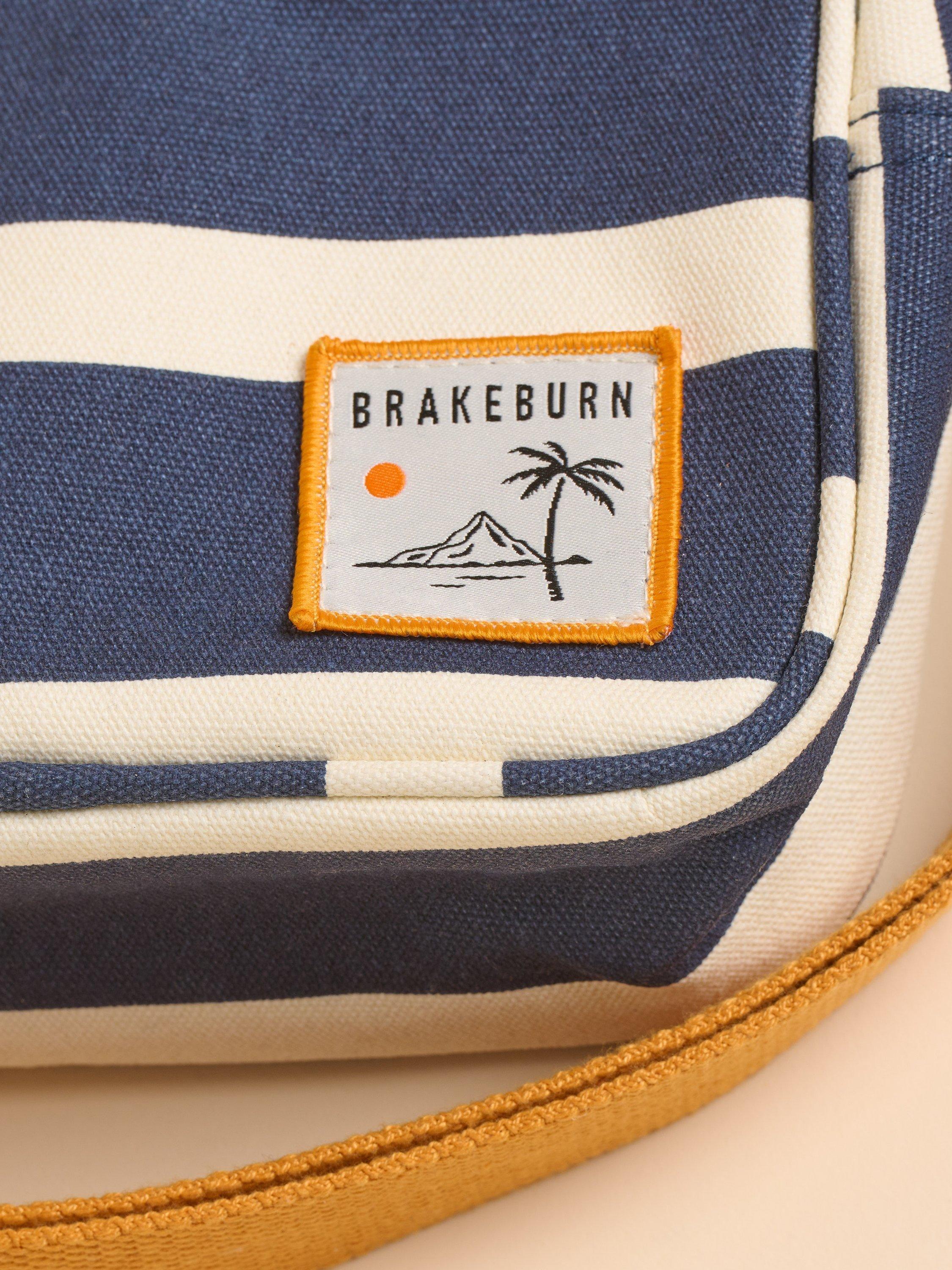 Product image 4 of 4, which shows Brakeburn Harbour Stripe Medium Crossbody Bag, Navy