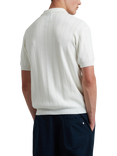 Farah Woodford Cotton Blend Loose Fit Short Sleeve Polo Shirt