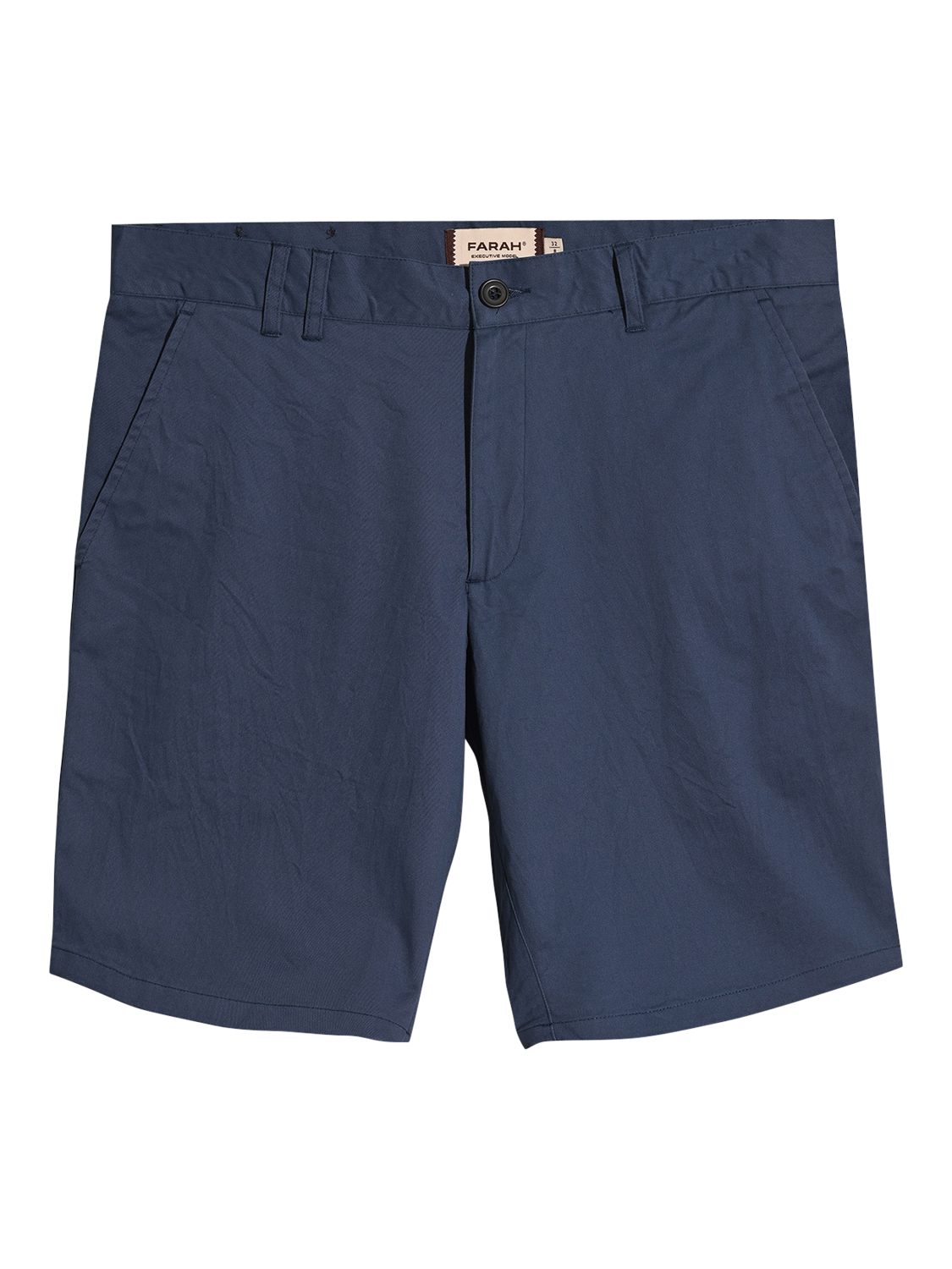 Product image 4 of 5, which shows Farah Hawk Chino Shorts, Sigil Blue, Sigil Blue, 30