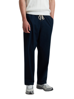 Farah Greenport Cotton Chinos, True Navy