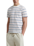 Farah Stacy Organic Cotton Regular Fit Short Sleeve Stripe T-Shirt