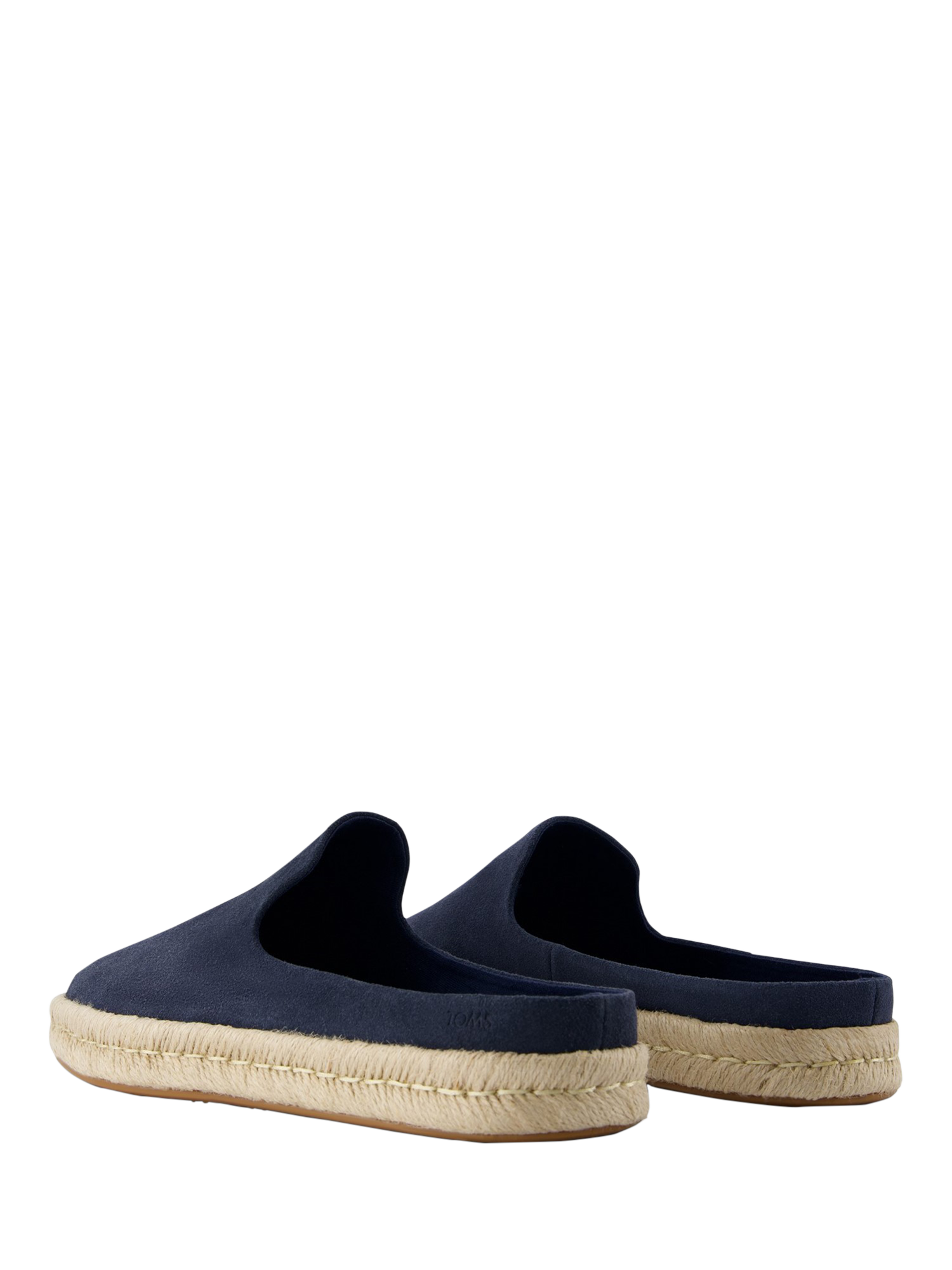 Product image 3 of 5, which shows TOMS Santiago Mule Espadrilles, Navy, 7