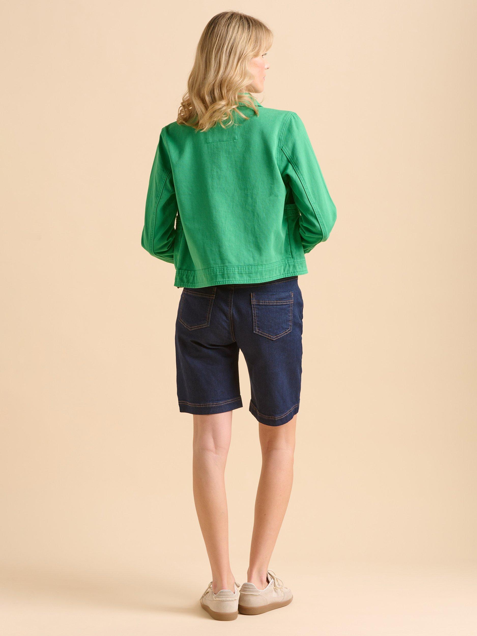 Product image 3 of 7, which shows Brakeburn Boxy Utility Jacket, Green, 8