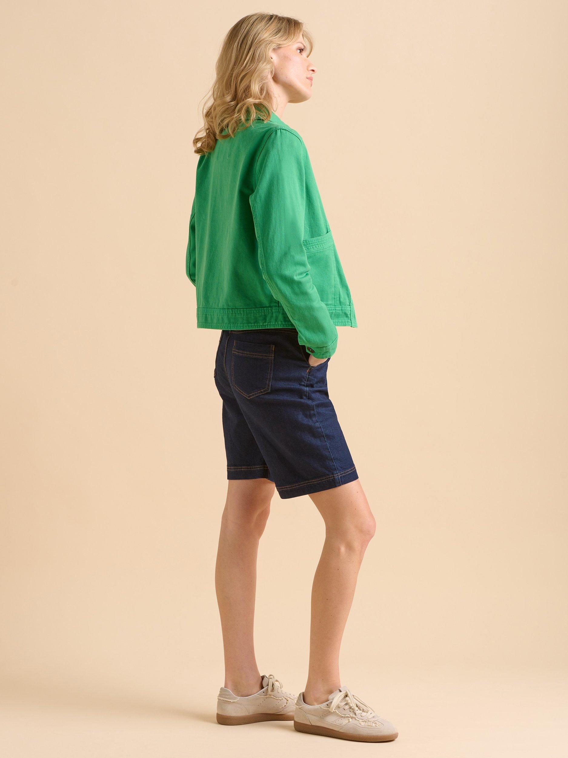 Product image 6 of 7, which shows Brakeburn Boxy Utility Jacket, Green, 8