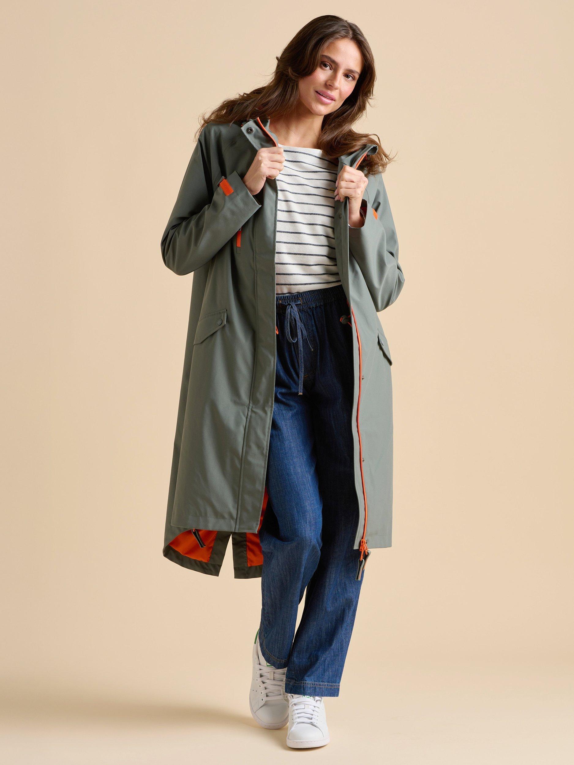 Product image 1 of 7, which shows Brakeburn Colour Pop Waterproof Coat, Grey, 8