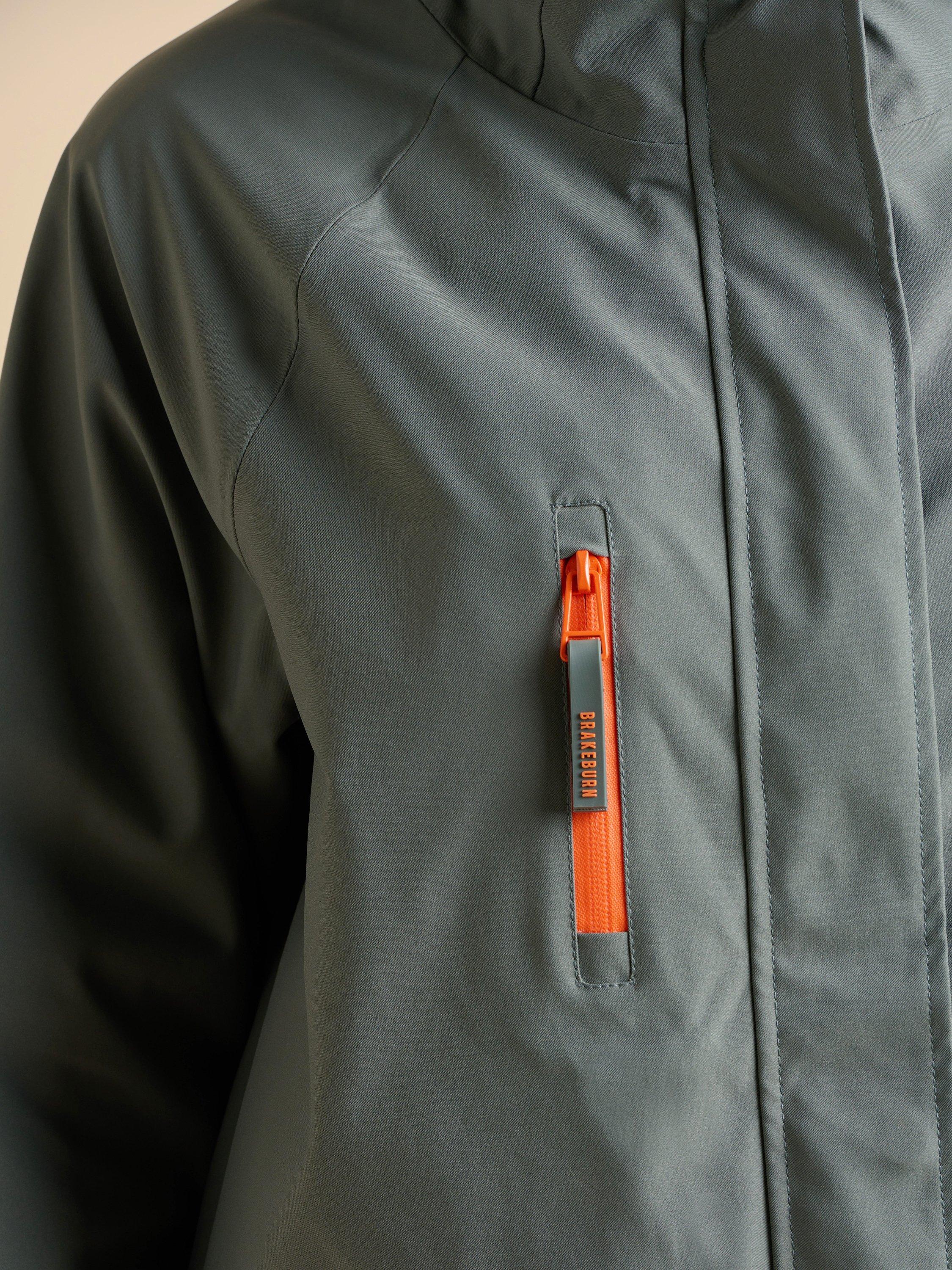 Product image 4 of 7, which shows Brakeburn Colour Pop Waterproof Coat, Grey, 8