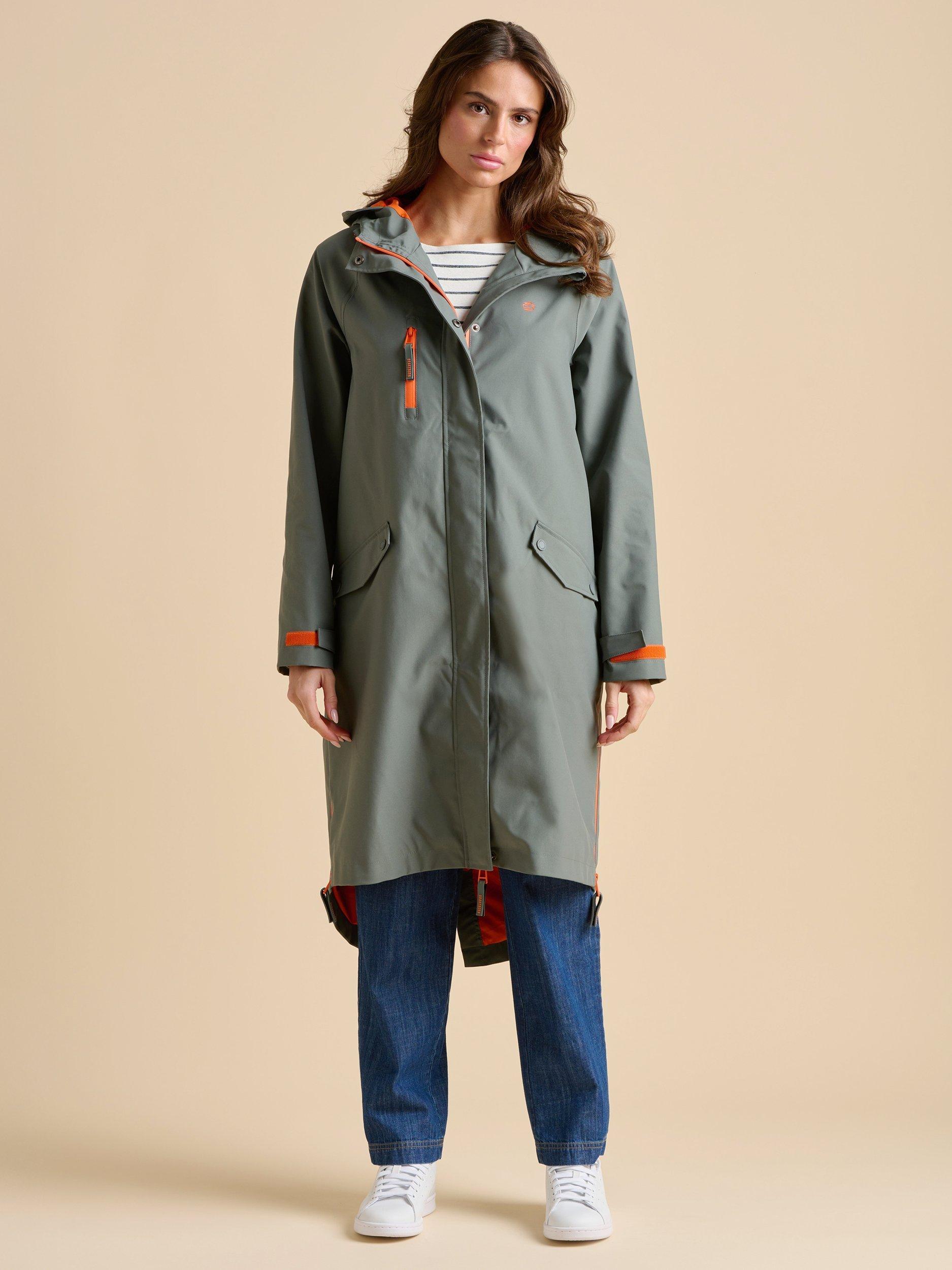 Product image 5 of 7, which shows Brakeburn Colour Pop Waterproof Coat, Grey, 8