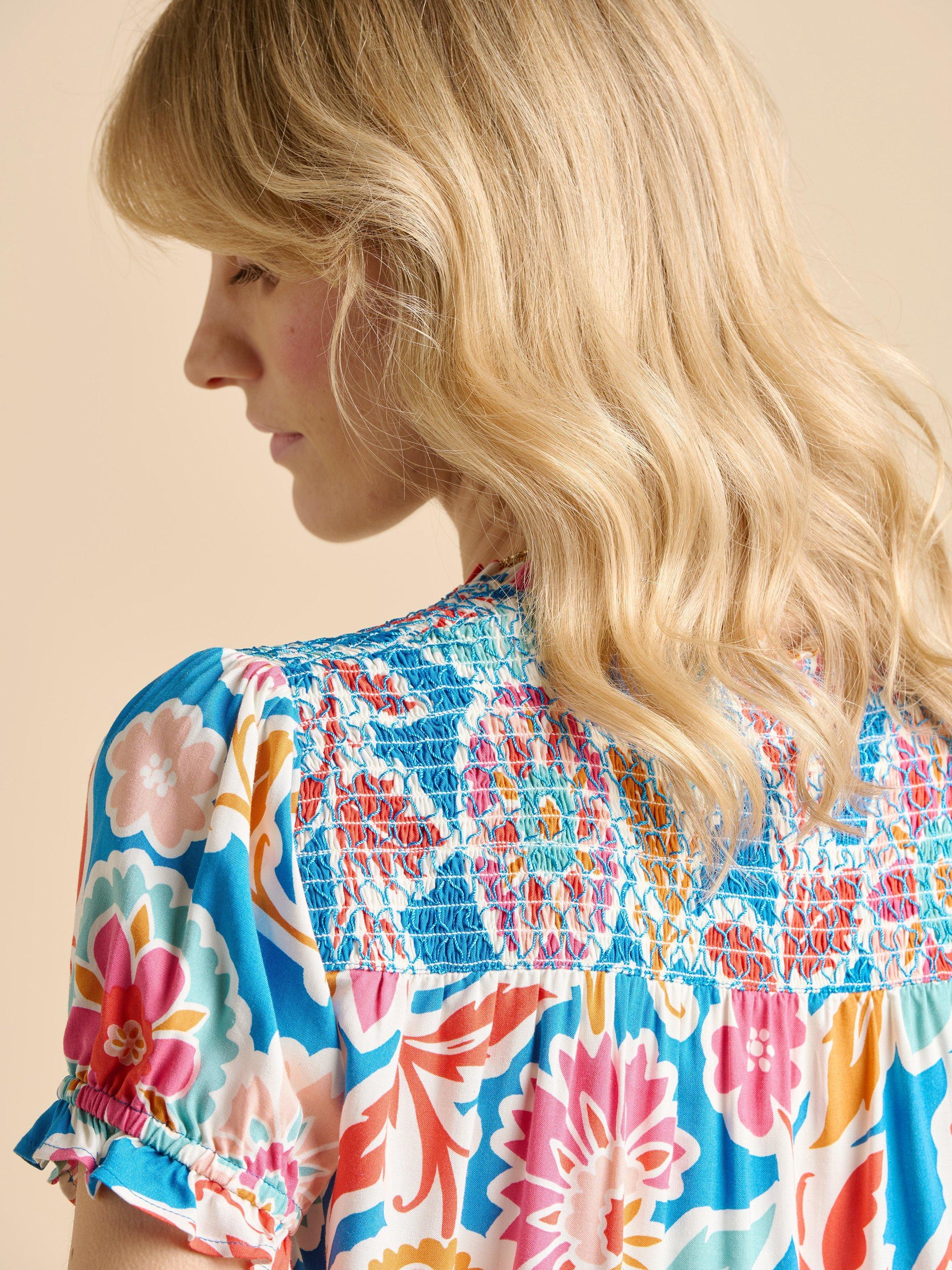 Product image 5 of 5, which shows Brakeburn Full Bloom Blouse, Multi, 8