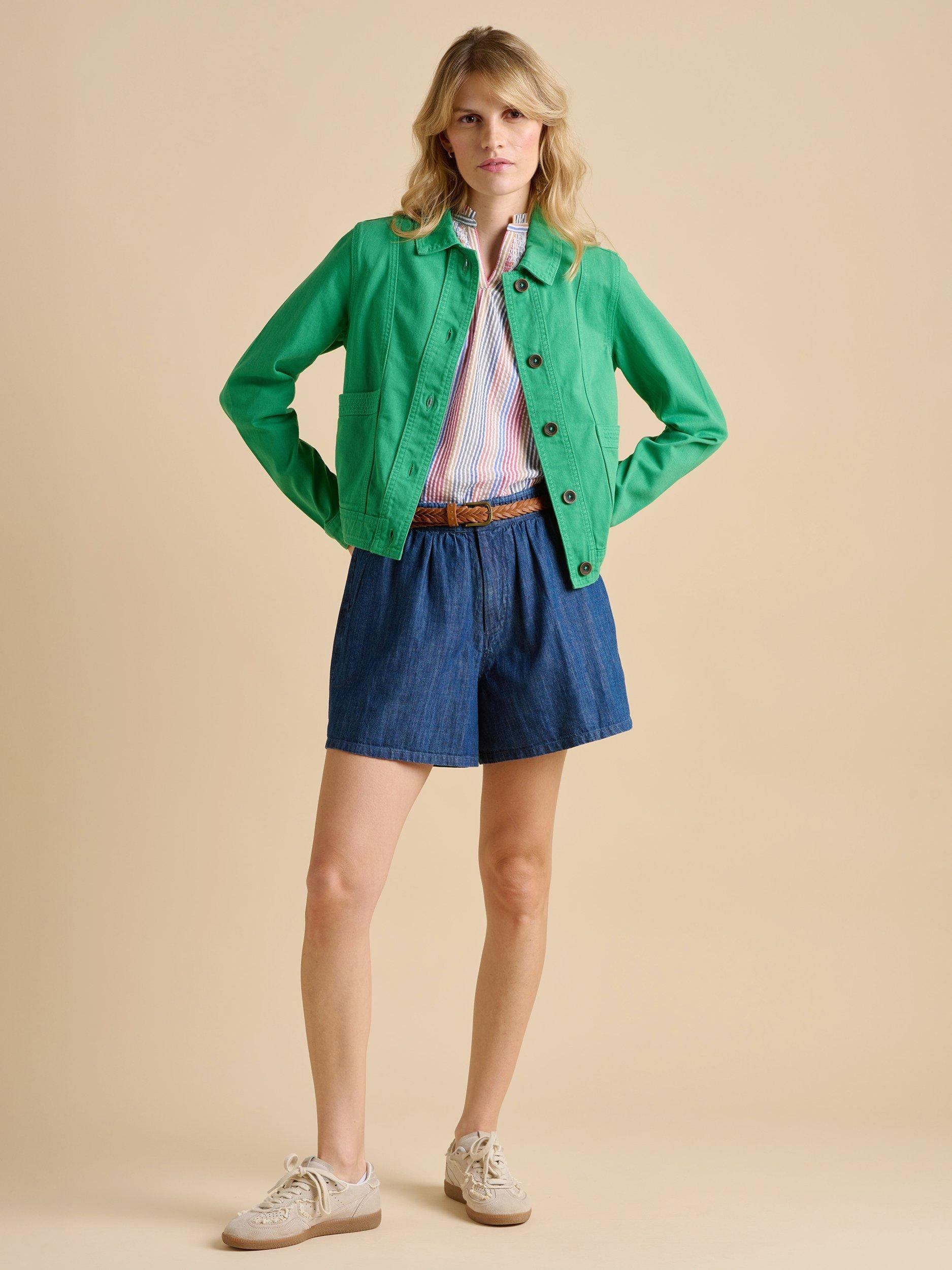 Product image 4 of 6, which shows Brakeburn Pier Sleeveless Blouse, Multi, 8
