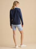 Brakeburn Chevron Stripe Jumper, Navy