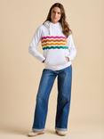 Brakeburn Retro Wave Elise Hoodie, Cream