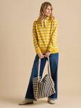 Brakeburn Cotton Blend Striped Hoodie, Yellow