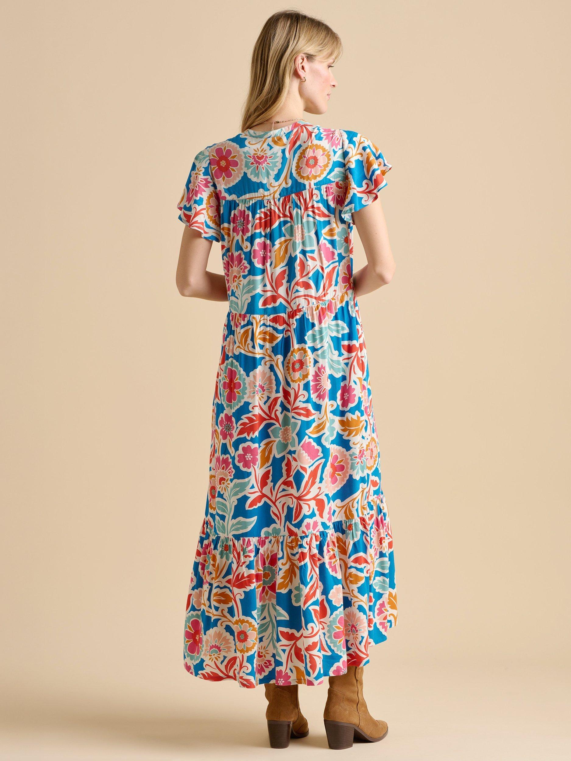 Product image 2 of 6, which shows Brakeburn Full Bloom Maxi Dress, Multi, 8
