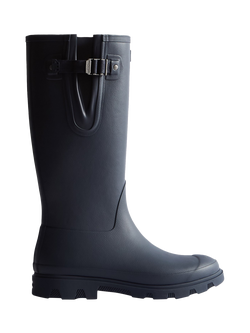 Hunter Downpour Adjustable Tall Wellington Boots, Navy, Navy