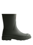 Hunter Downpour Short Wellington Boots, Dark Olive