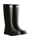 Hunter Downpour Tall Wellington Boots, Dark Olive