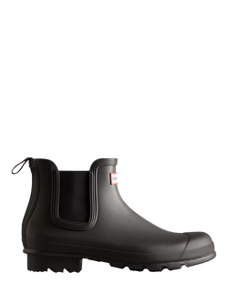 Hunter Original Chelsea Wellington Boots, Black, Black