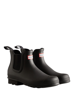 Hunter Original Chelsea Wellington Boots, Black - view 2, Black