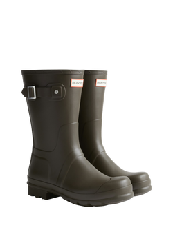 Hunter Original Short Wellington Boots - view 2, Chocolate