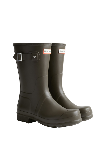 Hunter Original Short Wellington Boots - view 2, Chocolate