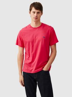 Rodd & Gunn The Gunn Cotton Slim Fit Short Sleeve T-Shirt, Electric Pink