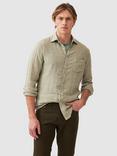 Rodd & Gunn Coromandel Linen Slim Fit Long Sleeve Shirt, Sage Grey