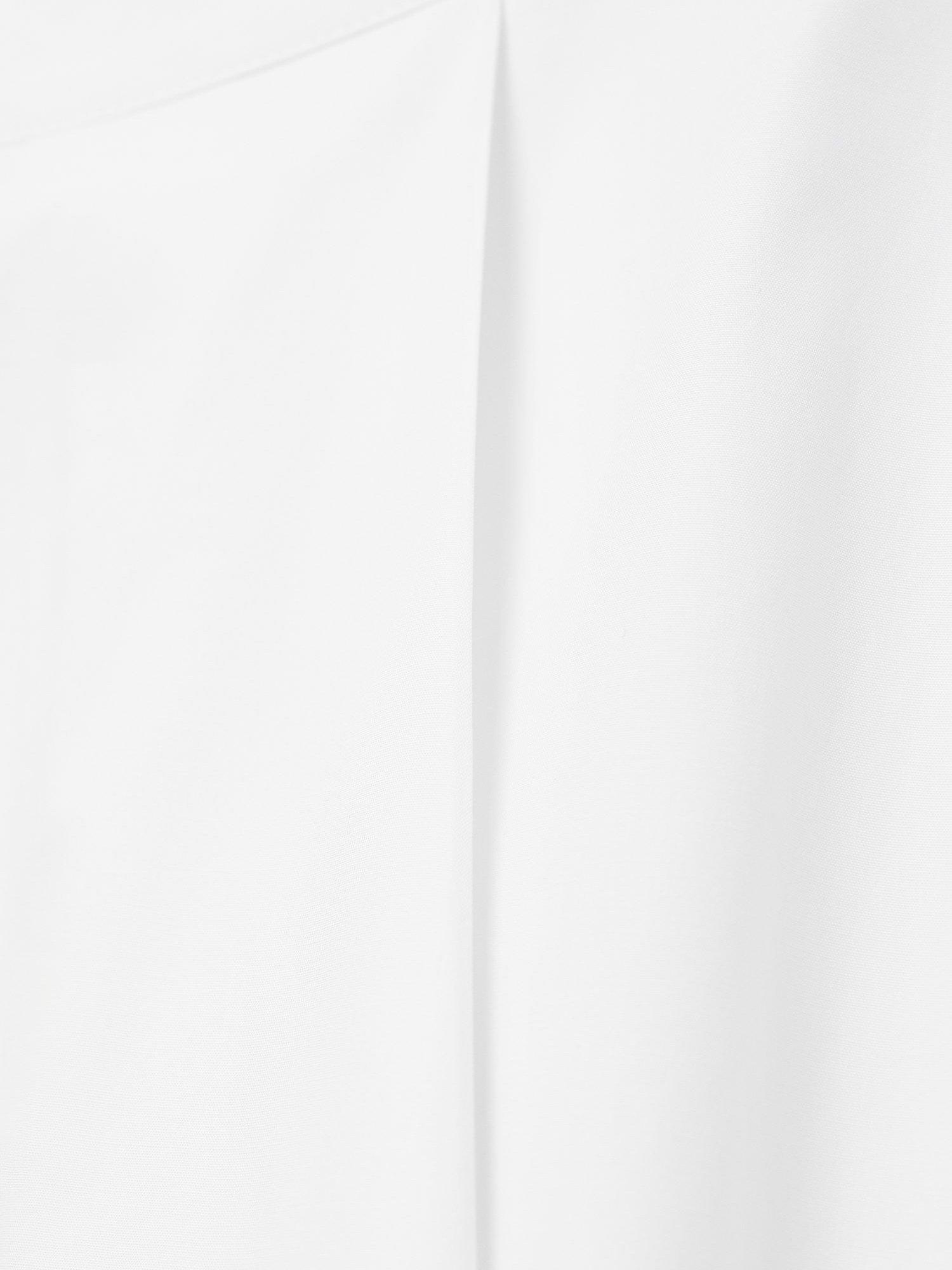 Product image 7 of 7, which shows Mango Popplin Cotton Skirt, White, L