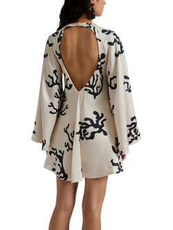 Malina Essie Long Sleeve Mini Dress, Reef - view 2, Reef