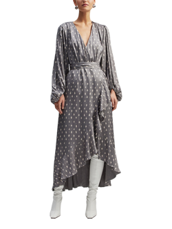 Malina Blossom Wrap Midi Dress, Astra, Astra