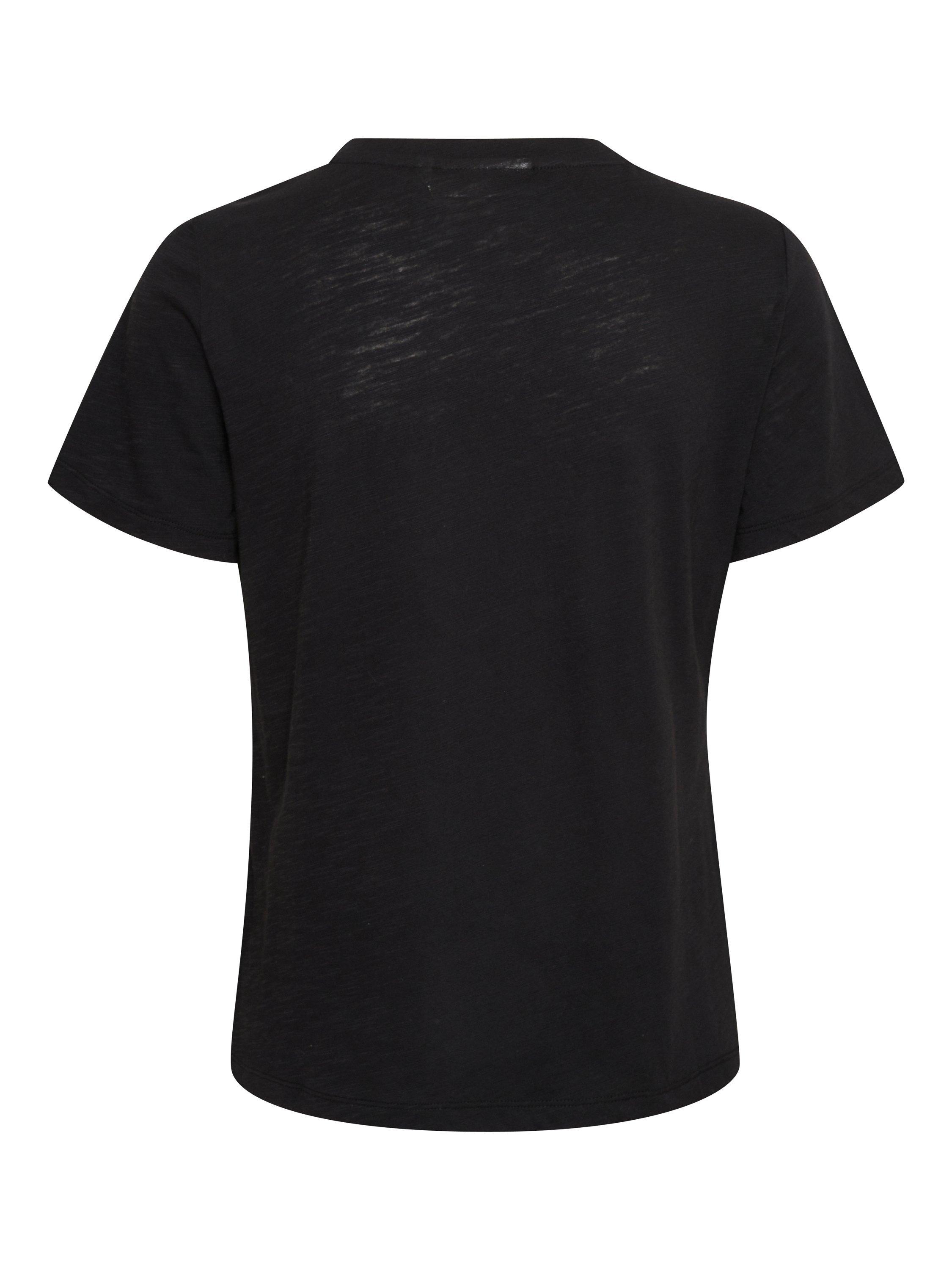 Product image 5 of 6, which shows InWear Alma Plain T-Shirt, Black, XS