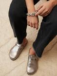Mint Velvet  Roz Metallic Clogs, Silver