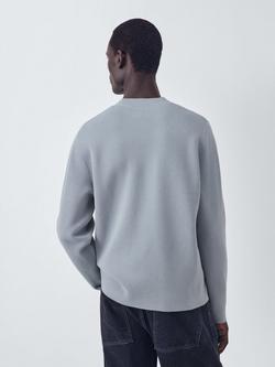Kin Milano Crew Neck Cotton Jumper - view 2, Tradewinds
