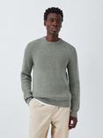 Kin Ribbed Cotton Wool Blend Jumper, Beetle