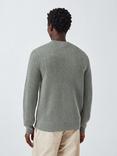 Kin Ribbed Cotton Wool Blend Jumper, Beetle