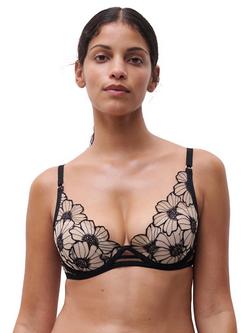 Chantelle Lush Bra, Black/Soft Pink, Black/Soft Pink