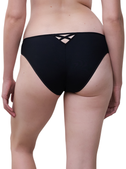 Chantelle Lush Knickers, Black/Soft Pink - view 2, Black/Soft Pink