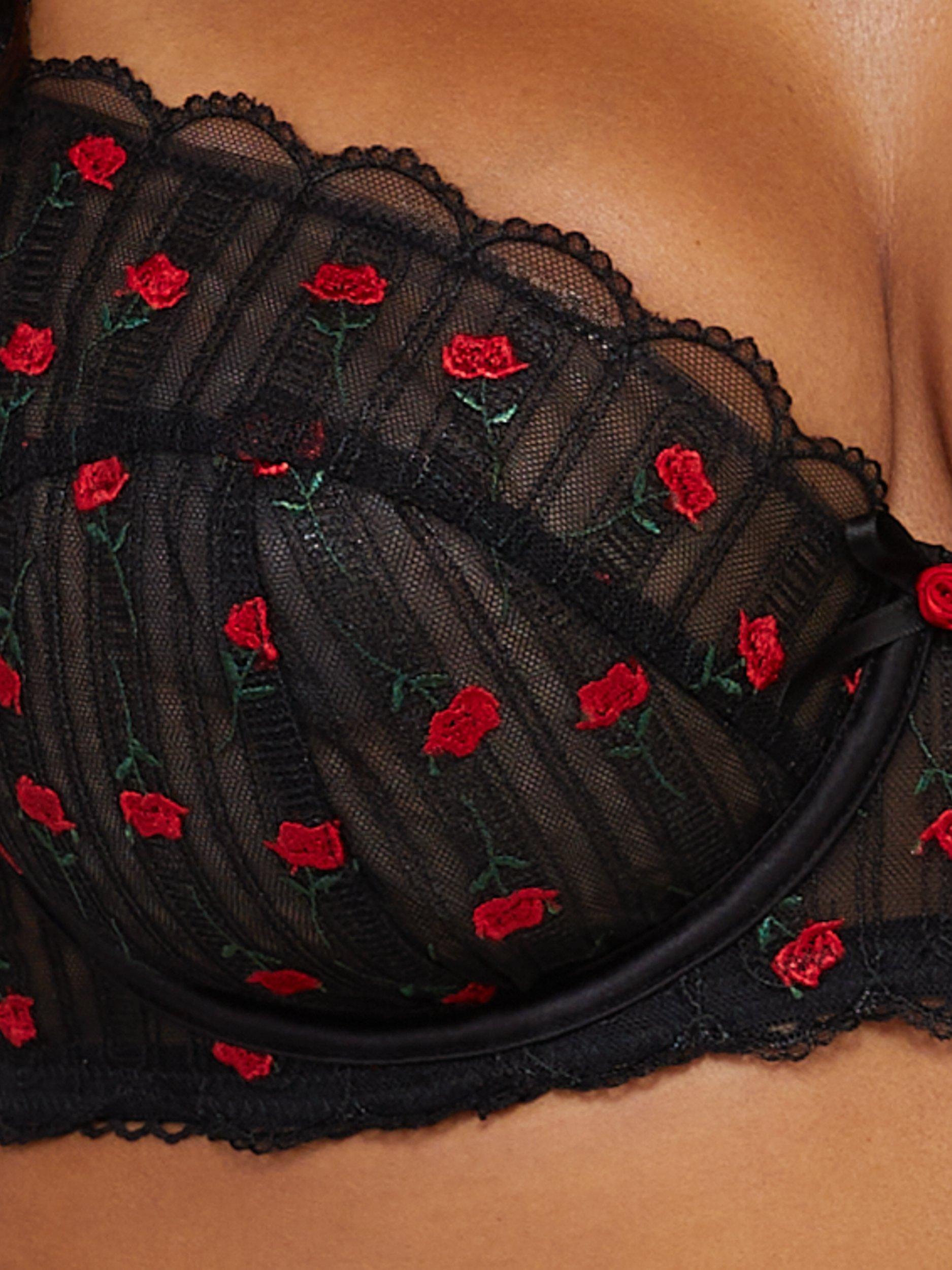 Product image 3 of 5, which shows Eleanor blk bra BK