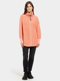 Didriksons Sally Thermal Fleece Jacket - view 2, Clay Pink