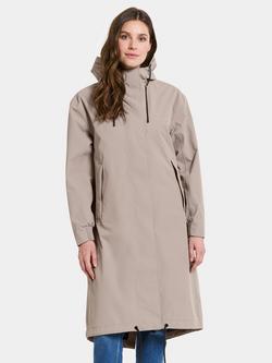 Didriksons Astrid Long Water & Windproof Parka, Ash Brown